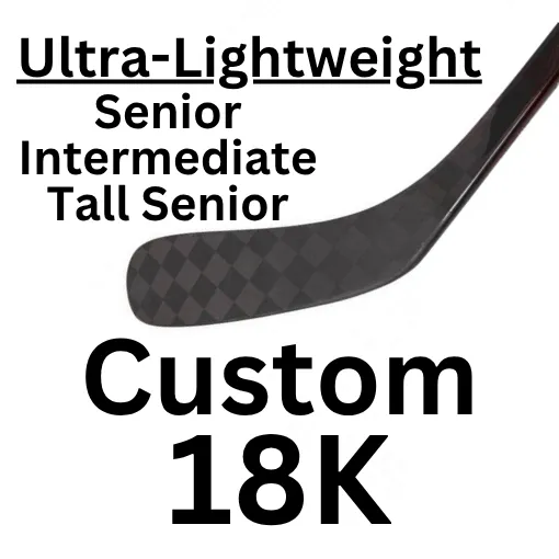 18K Custom Various 18K Custom Ice Hockey Sticks