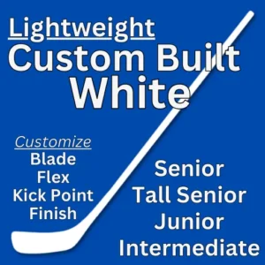 Custom White Ice Hockey Sticks