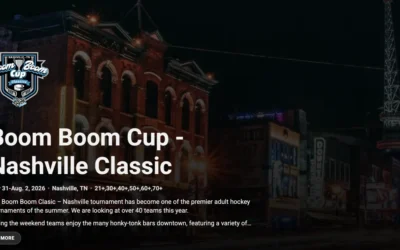 All Black Hockey Sticks Heads to the 2026 Boom Boom Cup