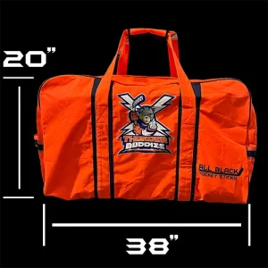 custom color hockey bag orange