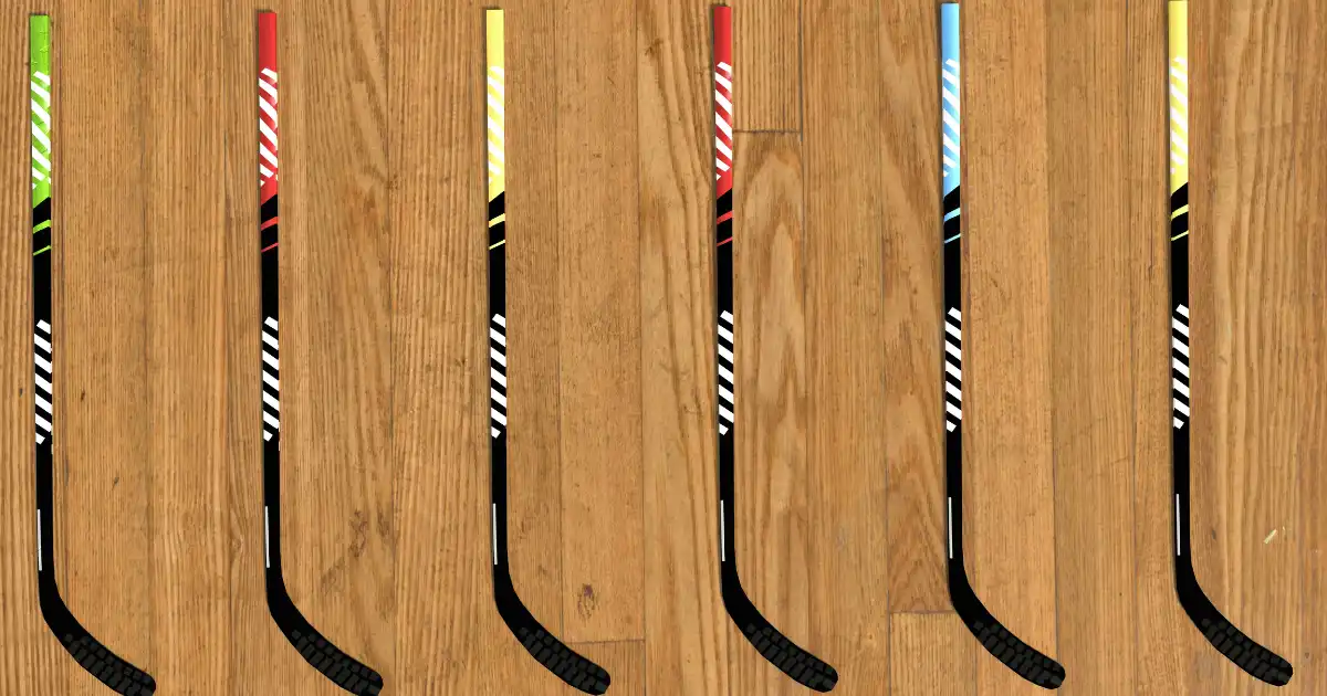 hockey sticks