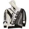 Black & White ABHS Puck Hoodie