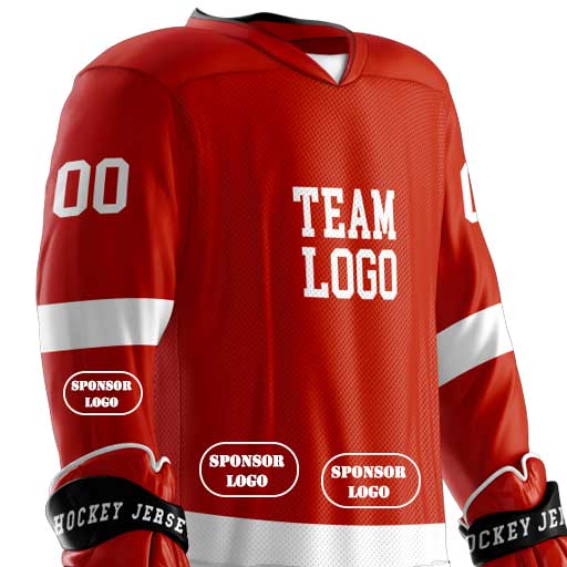 Light Blue/Black Sublimated Custom Plain Hockey Jerseys | YoungSpeeds