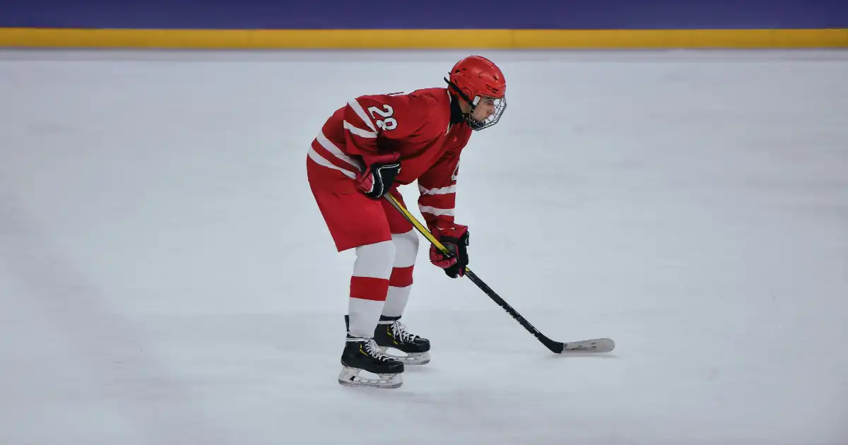 tapping sticks on the ice